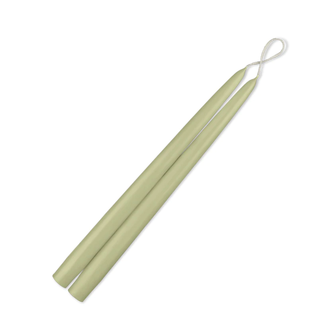 Pair of 9" Taper Candles - Desert Olive