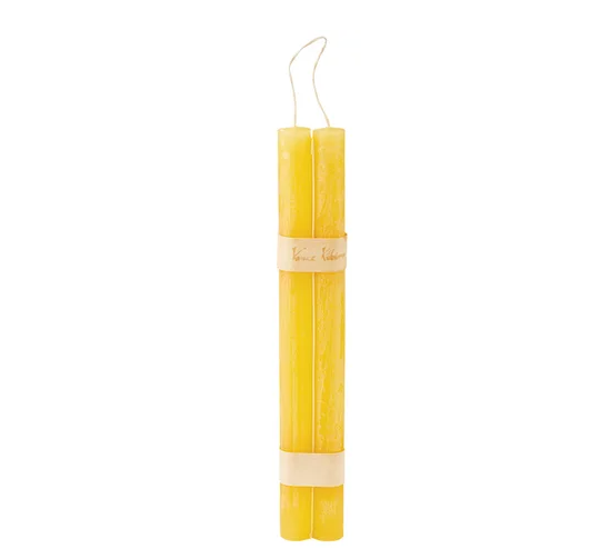 Set of 2 Tapers - Pale Yellow