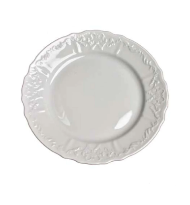 Simply Anna Salad Plate - White