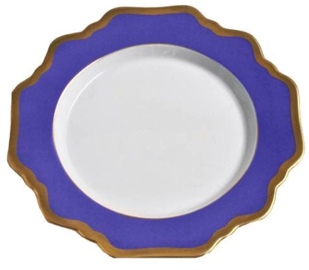 Anna's Palette Bread Plate - Indigo