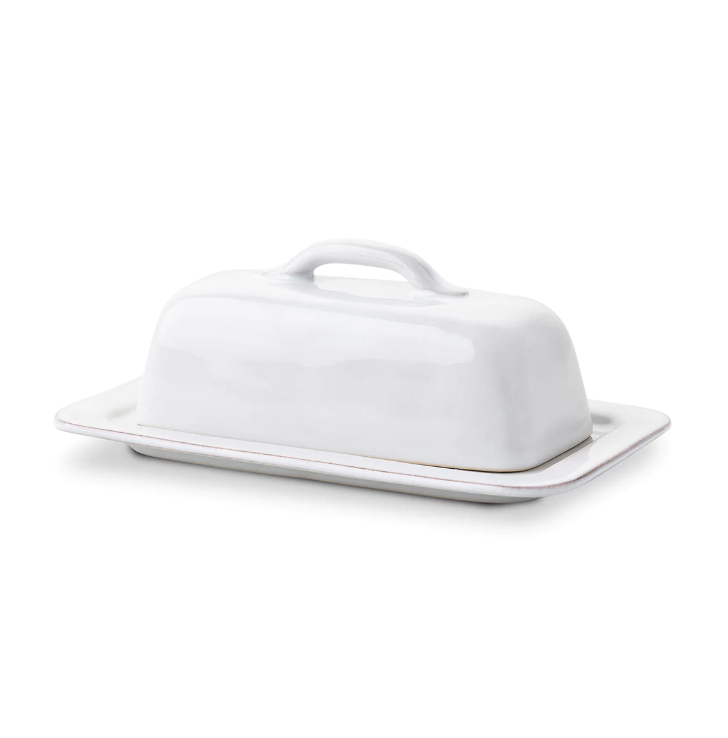 Puro Butter Dish - Whitewash