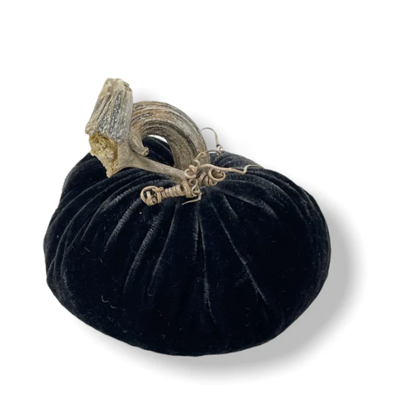 4" Velvet Pumpkin