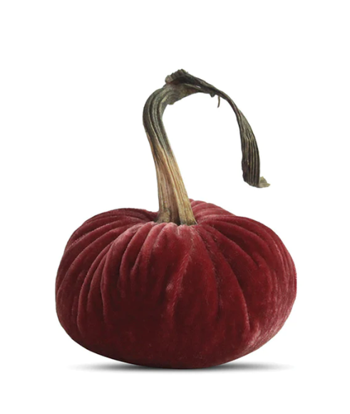 6" Velvet Pumpkin