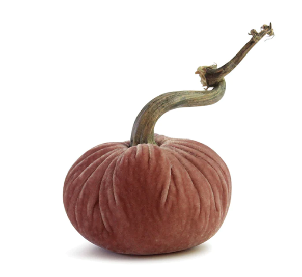 4" Velvet Pumpkin