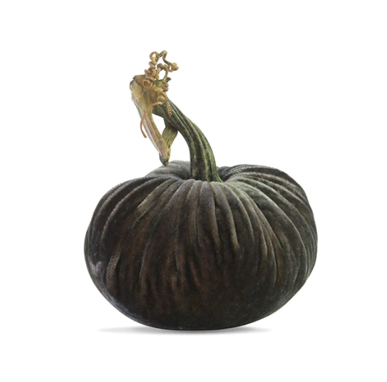 6" Velvet Pumpkin