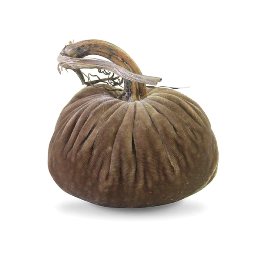 6" Velvet Pumpkin