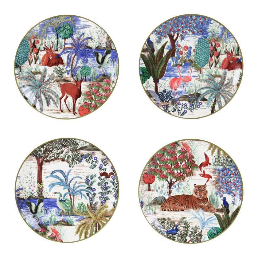 Jardin du Palais Canape Plates - Set of 4