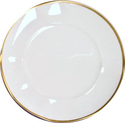 Simply Elegant Dinner Plate - Gold