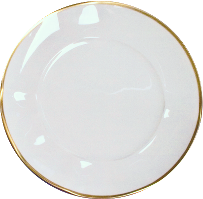 Simply Elegant Salad Plate - Gold