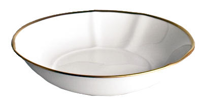 Simply Elegant Soup Bowl - Gold