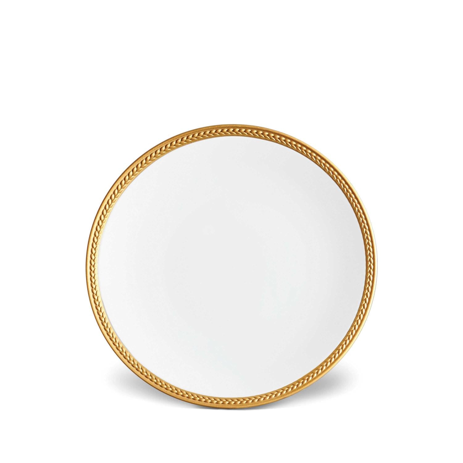 Soie Tressée Dessert Plate - Gold