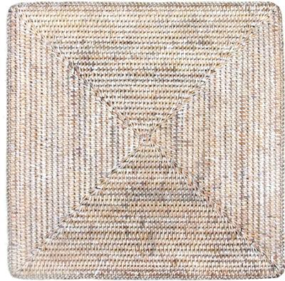 Square Woven Placemat - Whitewash