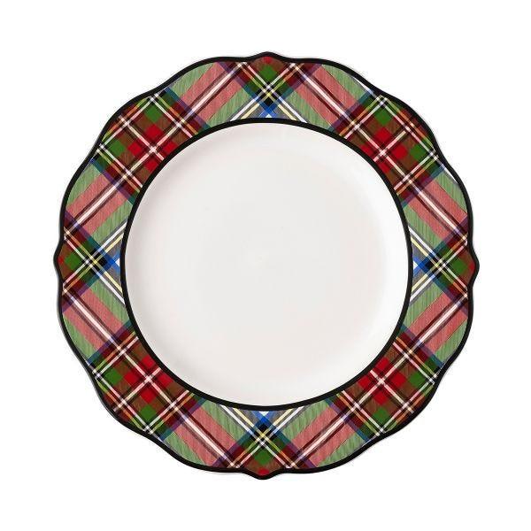 Stewart Tartan Dinner Plate
