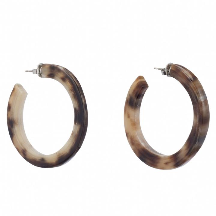 Horn Crescent Earrings
