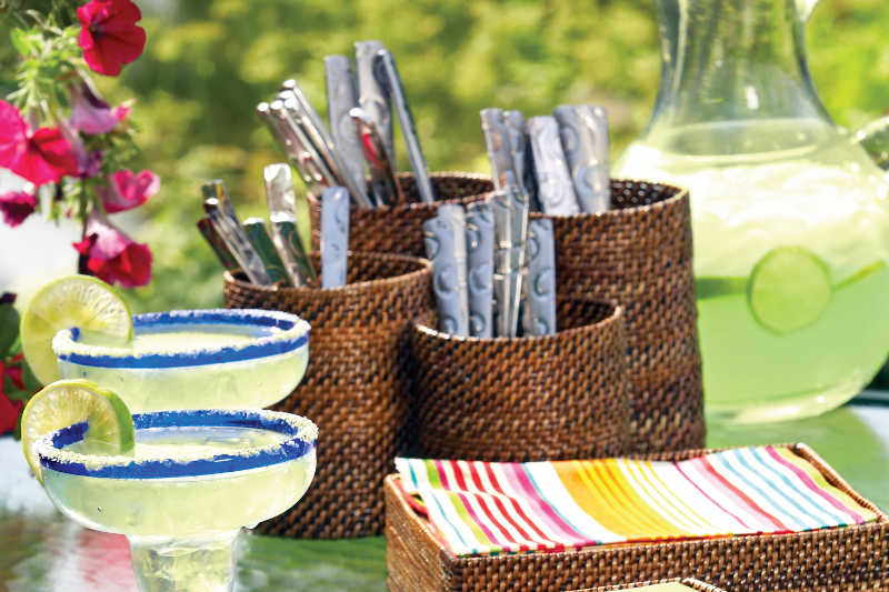 Woven Flatware Holder