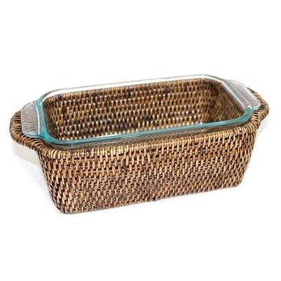 Woven Loaf Pan - Antique Brown