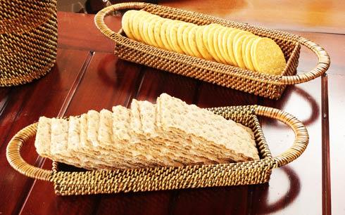Woven Rectangular Cracker Basket