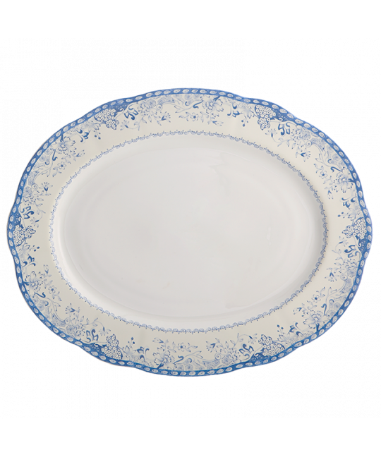 Virginia Blue Oval Platter