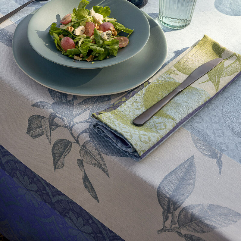 Arrière-pays Blue Tablecloth - 69x69"