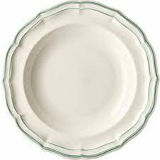 Filet Rim Soup Plate - Earth Grey