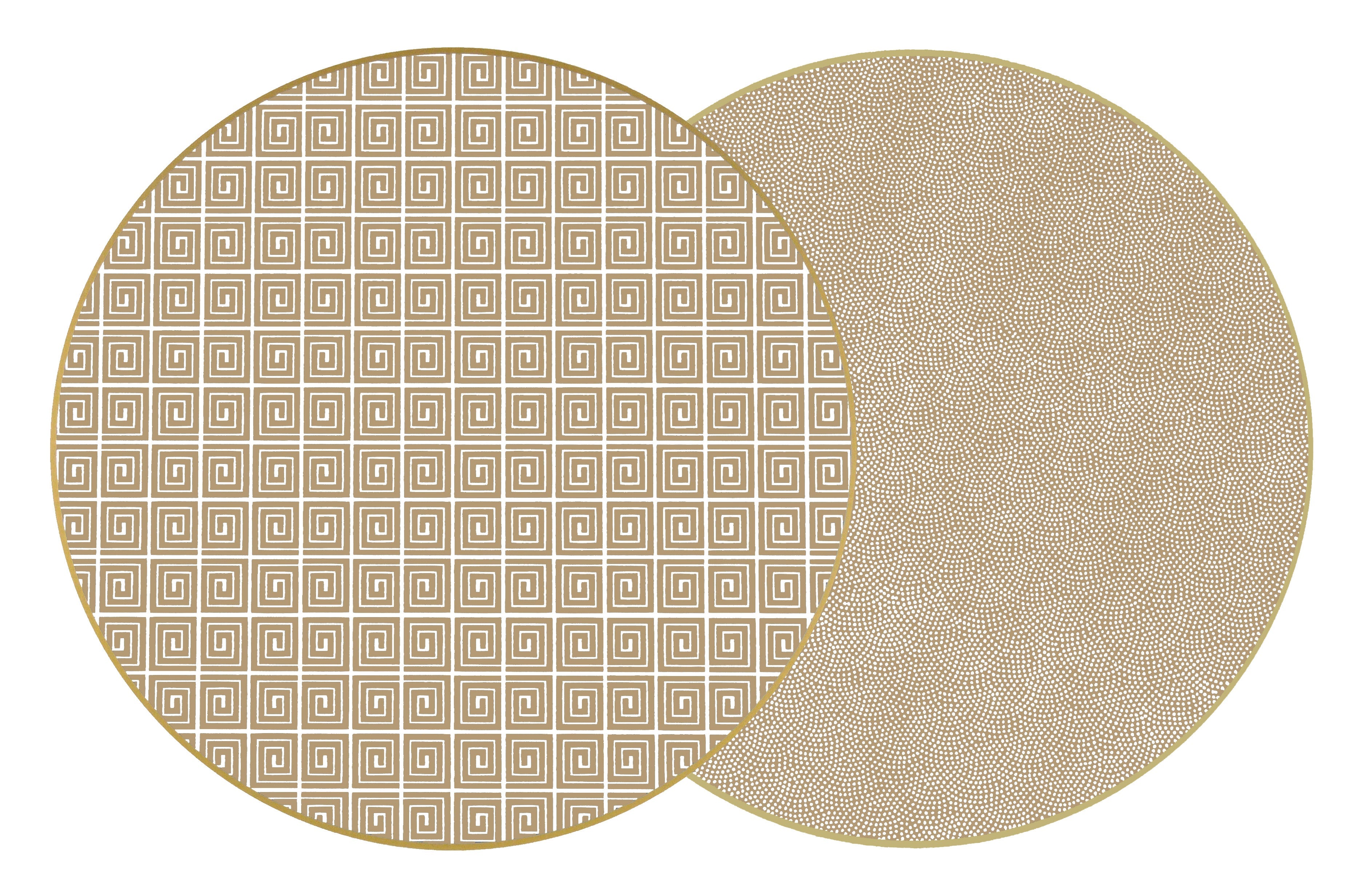 2-Sided Holly's Key Placemat - Latte